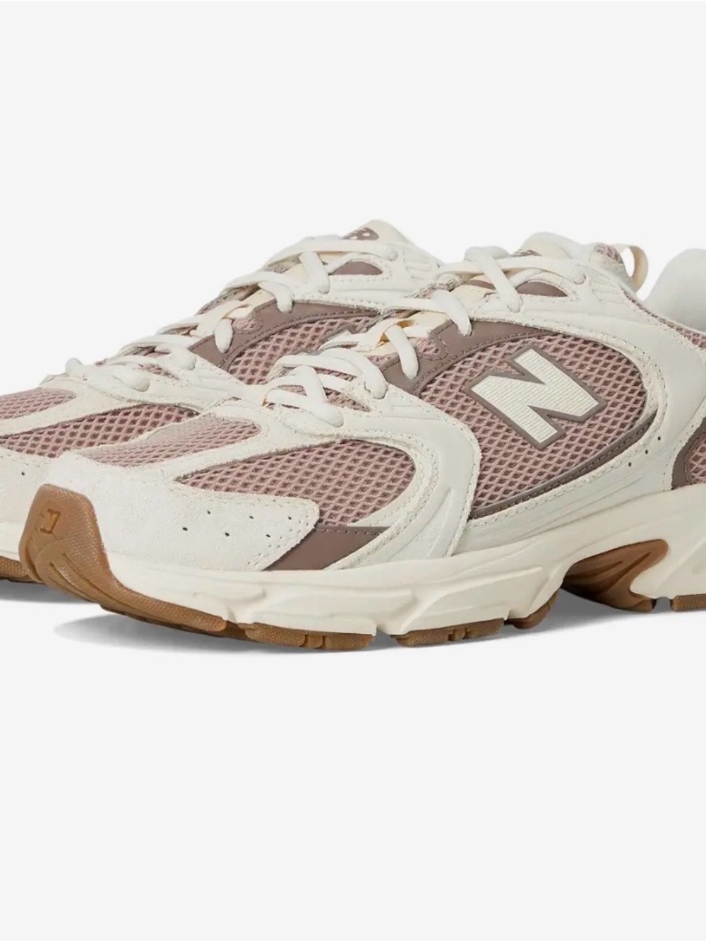 New Balance Classic 530 Women's Cream & Rust Mesh Retro Runner size 7